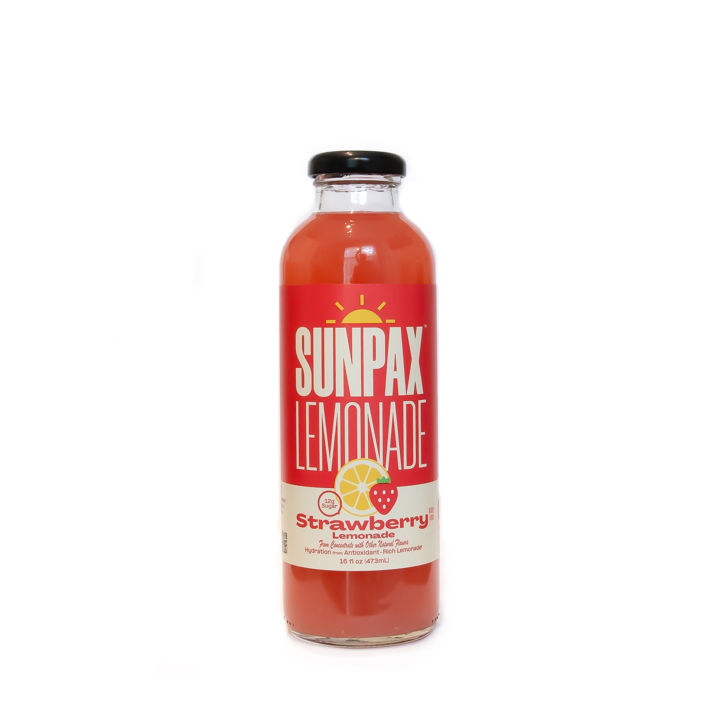 Sunpax Strawberry Lemonade, 16oz (8-pack Case)