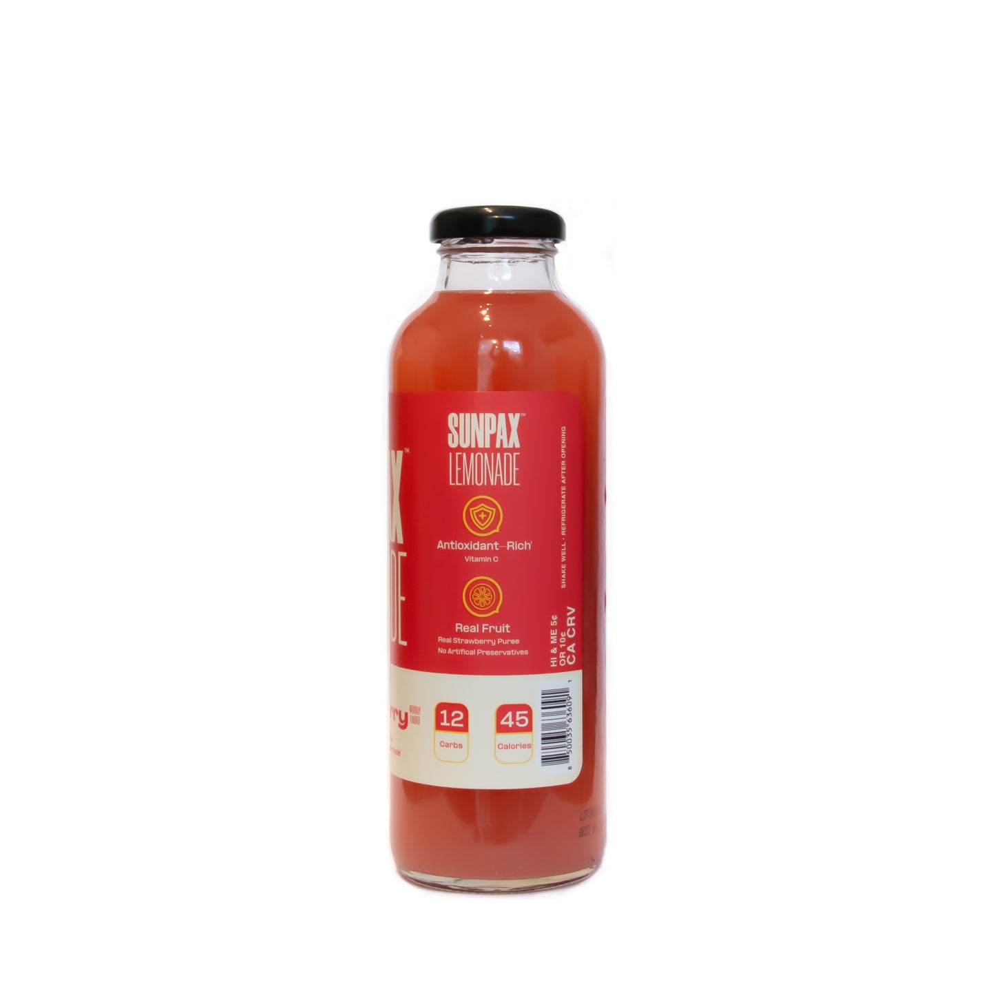 Sunpax Strawberry Lemonade, 16oz (8-pack Case)